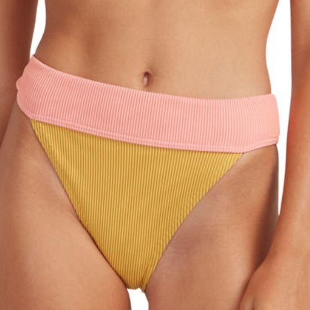 NWT Billabong Hi Life Aruba Ribbed Bikini Bottom Size Small/8